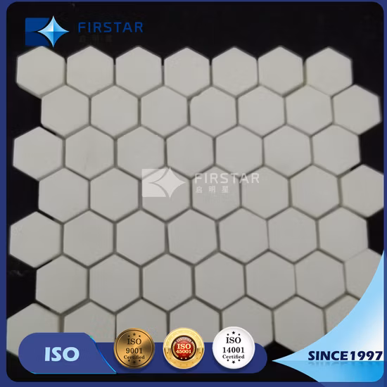 95 Aluminiumoxid-Keramik-Sechseckfliesen-Liner